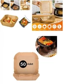 Airfreyer Fritöz Kağıdı Kare Xl / Xxl 50li - 2