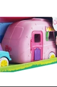 Oyuncak Karavan Seti 2 Adet Bebek 2 Adet Pet Hayvan Pembe - 4