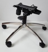 Makam Sandalyesi Yıldız Ayağı Çift Kollu Kuyruklu Mekanizma Çap 70 cm thumbnail 1