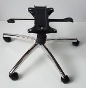 Makam Sandalyesi Yıldız Ayağı Çift Kollu Kuyruklu Mekanizma Çap 70 cm thumbnail 4