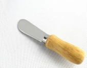 Tereyağı Bıçağı - Mini Spatula Ahşap Saplı 6 Adet - 5