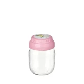 3lü Set Vintage Dekoratif Desenli Cam Kavanoz 425ml - 14,3 Oz - 2