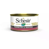 Schesir Ton Balıklı ve Sinarit Balıklı Jöleli Konserve Yetişkin Kedi Maması 85 Gr - 2