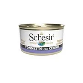 Schesir Ton Balıklı ve Orfoz Balıklı Jöleli Konserve Yetişkin Kedi Maması 85 Gr - 2