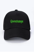 Goosebumps Lettern Siyah Fileli Şapka - 1