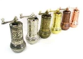 Osmanlı Motifli Kahve ve Baharat Değirmeni Gümüş - 4