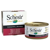 Schesir Ton Balıklı ve Sinarit Balıklı Jöleli Konserve Yetişkin Kedi Maması 85 Gr - 3