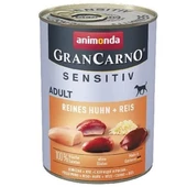 Animonda Gran Carno Sensitive Tavuklu ve Pirinçli Yetişkin Köpek Konservesi 400 Gr - 1