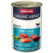 Animonda Gran Carno Sığır Etli ve Ispanaklı Yetişkin Köpek Konservesi 400 Gr - 1