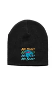 Mr Beast Lettern Siyah Örme Bere - 1