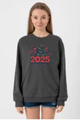 Happy New Year 2025 Essential Füme Kadın 2ip Sweatshirt thumbnail 1