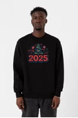 Happy New Year 2025 Essential Siyah Erkek 2ip Sweatshirt thumbnail 1