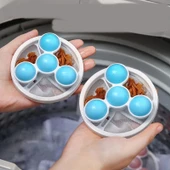 1 Adet Çamaşır Makinesi İçin Peçete -toz- Evcil Tüyü Toplayıcı Yıkanabilir Tüy Toplayıcı File Aparat - 1