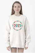 Christmas Holiday Wreath Beyaz Kadın 2ip Sweatshirt thumbnail 1
