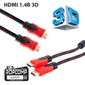 Ropcomp Hdmi Kablosu 1.4B 3D Hdmi Görüntü Monitör Kablosu - 3