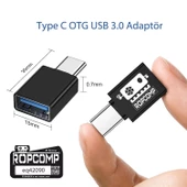 Ropcomp Type C OTG USB 3.0 Adaptör - 3