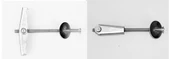 Ebru Metal Alçıpan Paraşüt Dübel Vidalı 8 cm - 20 Adet - 1