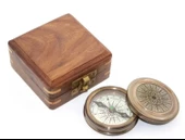 Ahşap Kutulu Pusula Ksk2127 - 1