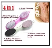 Törpülü Fırçalı Topuk Taşı - 4in1 - 5