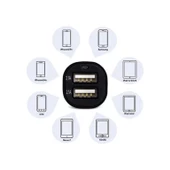 Çift Usb Girişli 2.1 Amp Araç Çakmak Soketi - 3