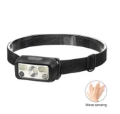 Hs-43 Sensörlü Şarjlı Type-c Çok Amaçlı Kırmızı Işıklı Kafa Lambası thumbnail 1