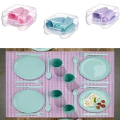 6 Kişilik Çantalı Piknik Seti - 1
