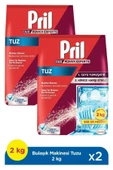 Pril Bulaşık Makinesi Tuz 2kg x 2 Adet - 1