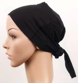 Dikişsiz Bağlamalı Tesettür Bone - Bağlamalı Bandana - 2
