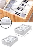 12 Bölmeli Pratik Bölmeli Çekmece Düzenleyici Organizer(iç Çamaşırı Kravat Çorap Düzenleyici) - 1