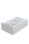 8 Bölmeli  Xl Pratik Bölmeli Çekmece Düzenleyici Organizer(iç Çamaşırı Kravat Çorap Düzenleyici) - 4