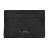 Zippo Saffiano Deri Cüzdan - Siyah - 1