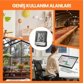 ThermoPro TP49B Mini Iç Mekan Dijital Sıcaklık ve Nem Ölçer Termometre 2 Adet - 9