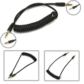 4653 Spiralli Aux 3.5mm Kulaklık Ses Aktarma Kablosu thumbnail 2