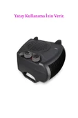Raks PF20 Black Elektrikli Fanlı Isıtıcı - Soğutucu - 3