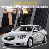 Opel İnsignia Siyah Renk Tay Tüyü Cepli & Terletmez Sırtlı Oto Koltuk Minder Seti - Koltuk Koruma Kılıfı (ÖN & ARKA TAM SET) thumbnail 1