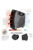 Raks PF20 Black Elektrikli Fanlı Isıtıcı - Soğutucu - 4