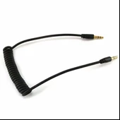 4653 Spiralli Aux 3.5mm Kulaklık Ses Aktarma Kablosu thumbnail 1