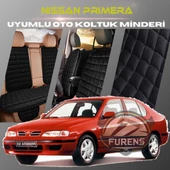 Nissan Primera Siyah Renk Tay Tüyü Cepli & Terletmez Sırtlı Oto Koltuk Minder Seti - Koltuk Koruma Kılıfı (ÖN & ARKA TAM SET) thumbnail 1