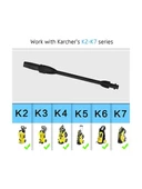 Karcher K Serisi Basınçlı Yıkama Makineleri için Ayarlanabilir Nozullu Su Püskürtme Ucu thumbnail 3