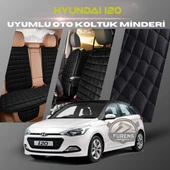 Hyundai İ20 Siyah Renk Tay Tüyü Cepli & Terletmez Sırtlı Oto Koltuk Minder Seti - Koltuk Koruma Kılıfı (ÖN & ARKA TAM SET) thumbnail 1
