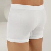 Şahinler E031 Erkek Likralı Boxer Külot 2Beyaz-2Siyah-2Gri XXL - 3