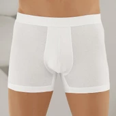 Şahinler E031 Erkek Likralı Boxer Külot 2Beyaz-2Siyah-2Gri XXL - 2
