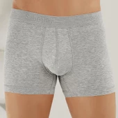Şahinler E031 Erkek Likralı Boxer Külot 2Beyaz-2Siyah-2Gri XXL - 4