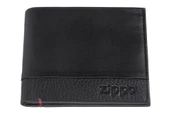 Zippo RFID Bloklamalı Nappa Deri Kredi Kartlıklı Cüzdan - Siyah - 1