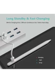 Ozaki iPad Uyumlu  Stylus Kalem 2024-2018, Palm Rejection/Hızlı Şarj Özellikli Kalem - 3