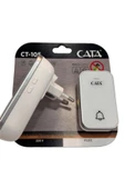 Cata Ct-105 Pilsiz 220v Enerjili Kumandalı Zil Beyaz - 1