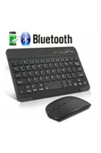 Ozaki Kablosuz Bluetooth Şarjlı Tablet Telefon Pc Uyumlu Klavye Mause Seti Ultra İnce Taşınabilir - 1