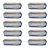 Burpak Heavy Duty Ağır Hizmet Tipi Alüminyum Folyo - 30 Cm. x 150 Metre - 18 Mikron - 10 Paket thumbnail 1