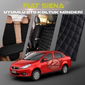 Fiat Siena Siyah Renk Tay Tüyü Cepli & Terletmez Sırtlı Oto Koltuk Minder Seti - Koltuk Koruma Kılıfı (ÖN & ARKA TAM SET) thumbnail 1