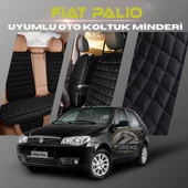Fiat Palio Siyah Renk Tay Tüyü Cepli & Terletmez Sırtlı Oto Koltuk Minder Seti - Koltuk Koruma Kılıfı (ÖN & ARKA TAM SET) thumbnail 1